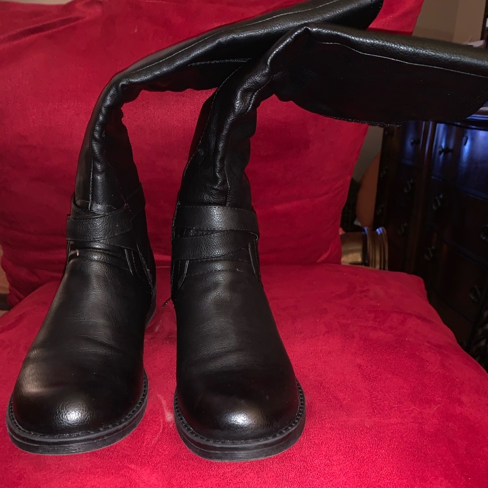 Call it Spring tall black boots